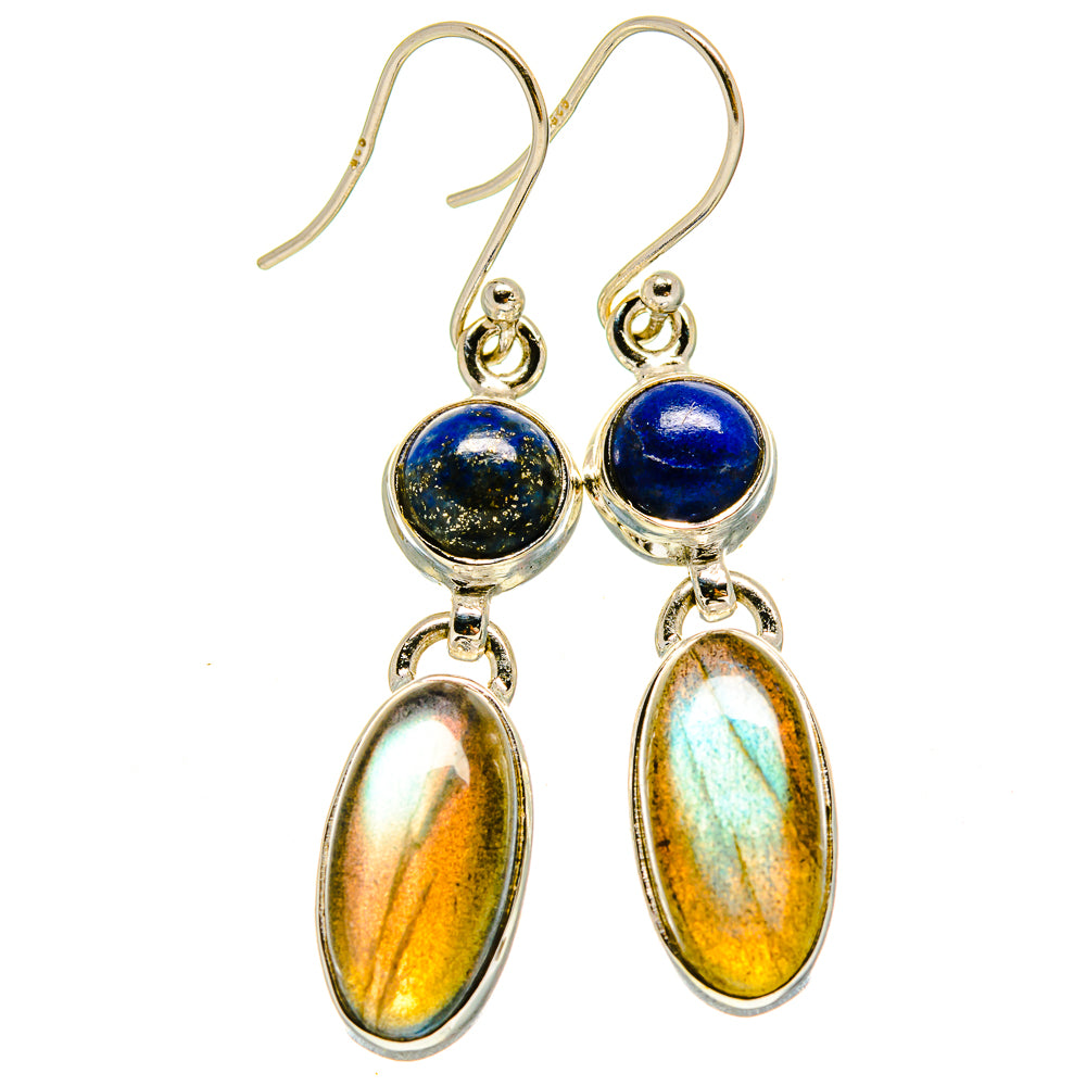 Labradorite Earrings handcrafted by Ana Silver Co - EARR415405