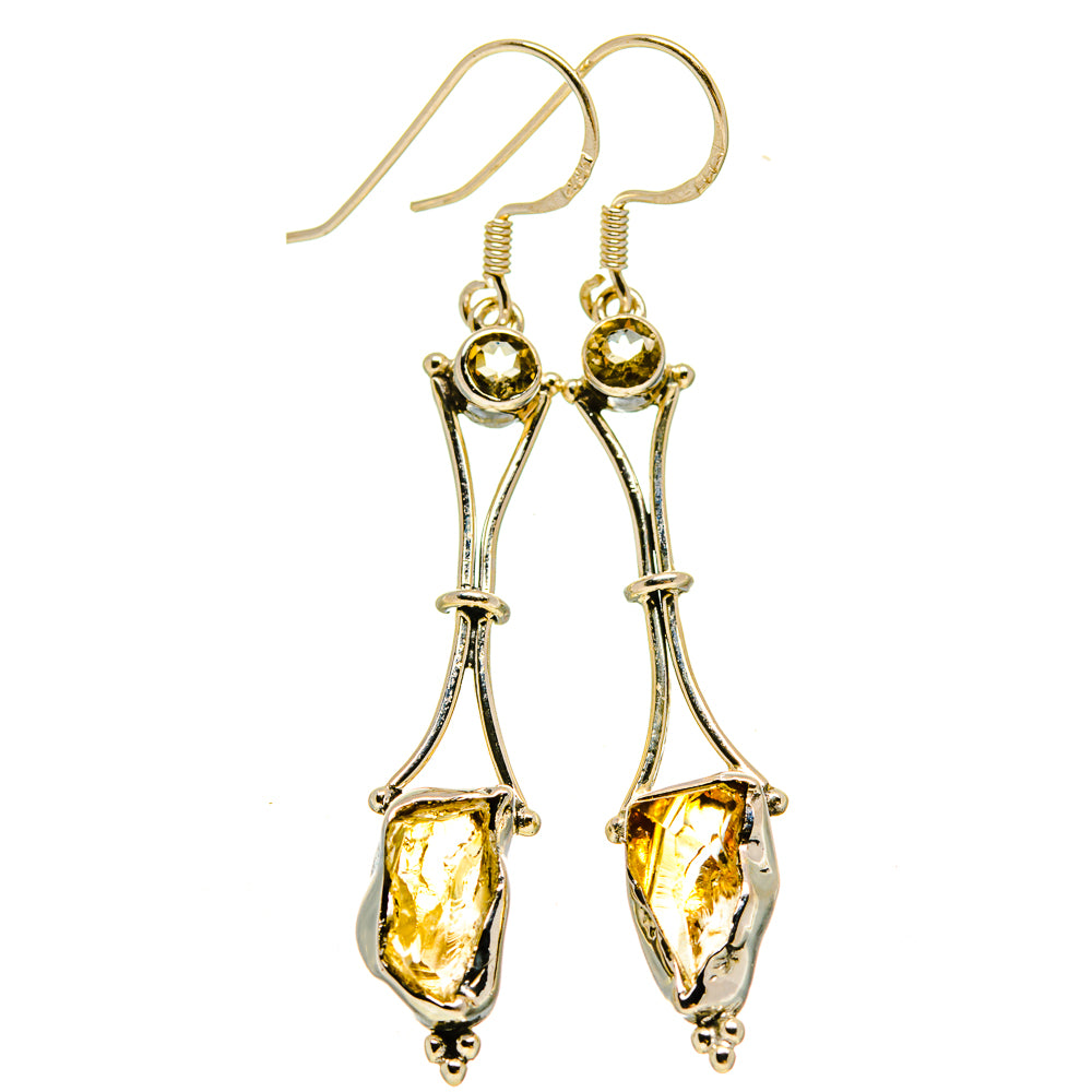 Citrine Earrings handcrafted by Ana Silver Co - EARR415409