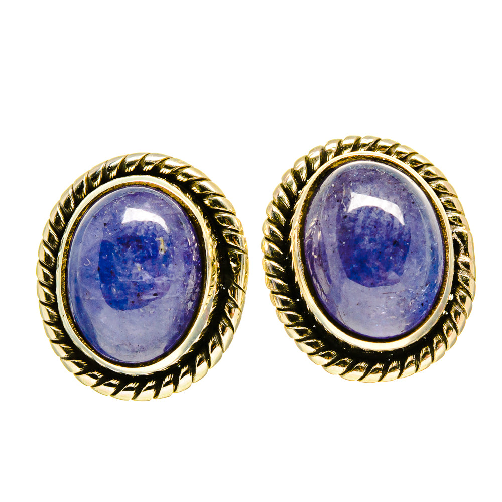 Tanzanite Earrings handcrafted by Ana Silver Co - EARR415415