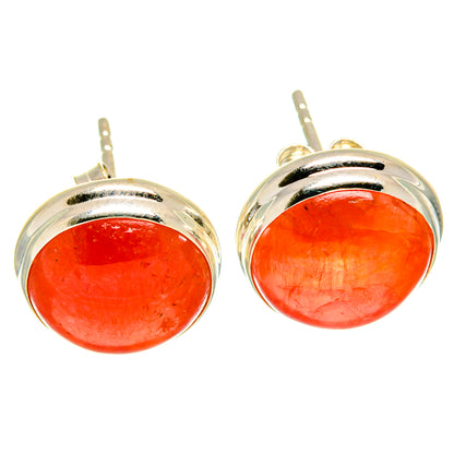 Pink Agate Earrings handcrafted by Ana Silver Co - EARR415416