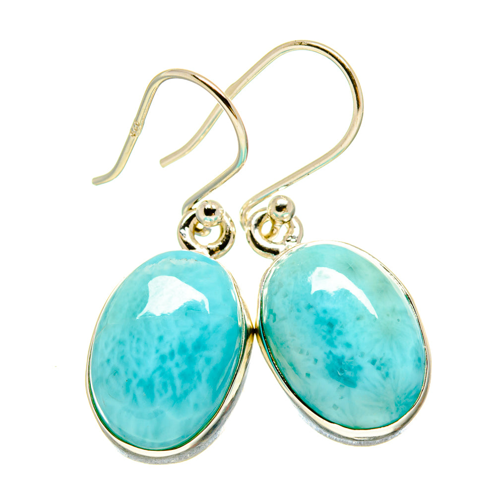 Larimar Earrings handcrafted by Ana Silver Co - EARR415417