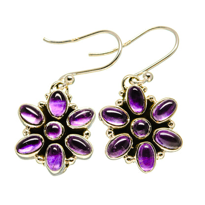 Amethyst Earrings handcrafted by Ana Silver Co - EARR415421