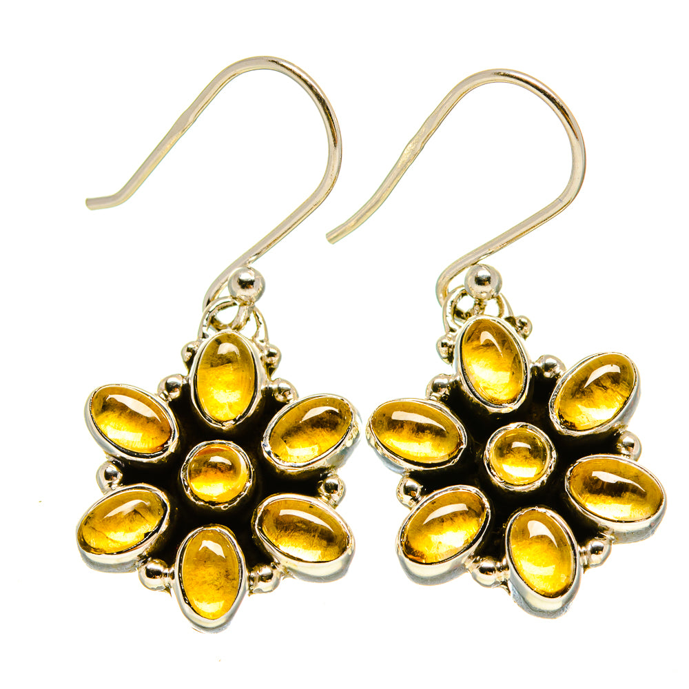 Citrine Earrings handcrafted by Ana Silver Co - EARR415423