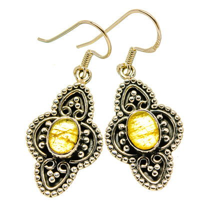 Citrine Earrings handcrafted by Ana Silver Co - EARR415426