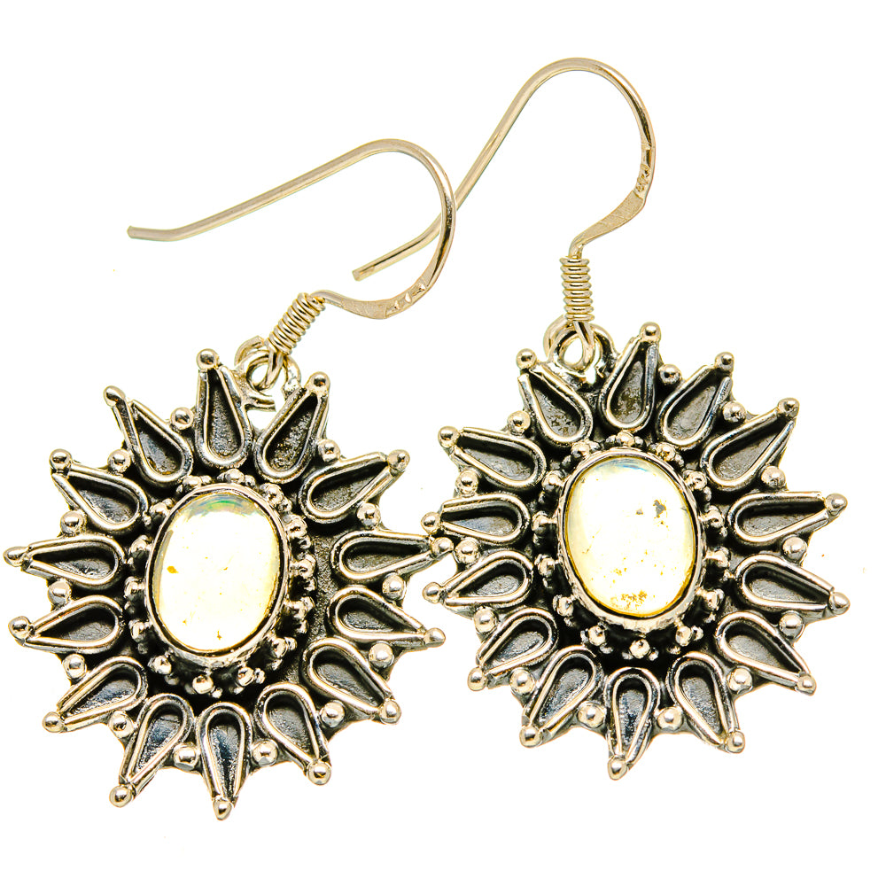 Ethiopian Opal Earrings handcrafted by Ana Silver Co - EARR415427