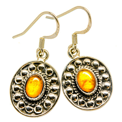 Citrine Earrings handcrafted by Ana Silver Co - EARR415431