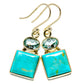 Arizona Turquoise Earrings handcrafted by Ana Silver Co - EARR415433
