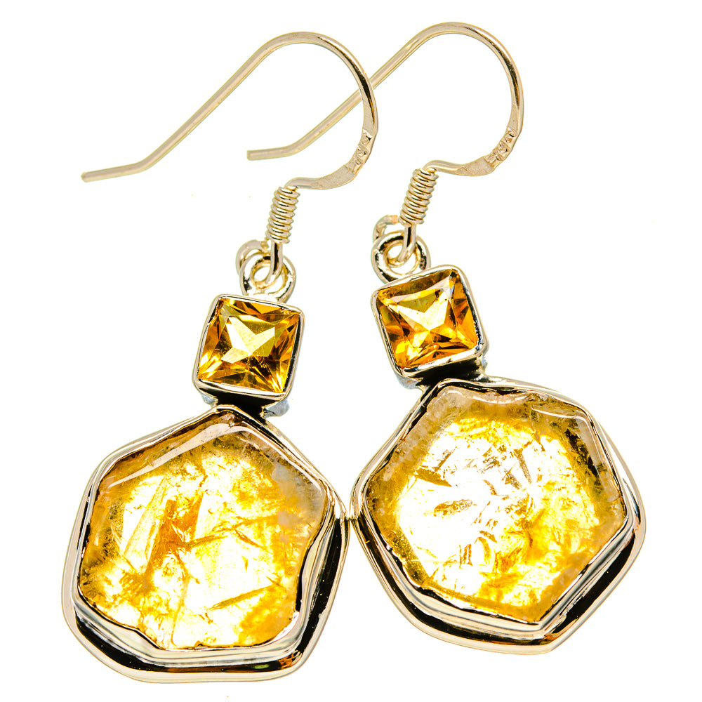 Citrine Earrings handcrafted by Ana Silver Co - EARR415435