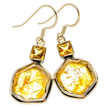 Citrine Earrings handcrafted by Ana Silver Co - EARR415435