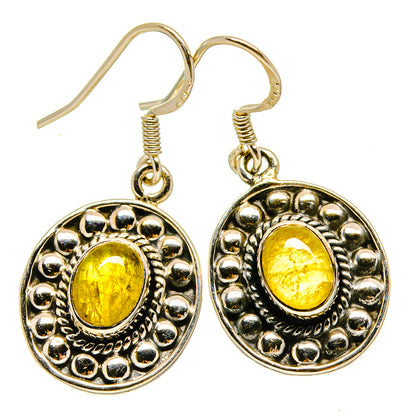 Citrine Earrings handcrafted by Ana Silver Co - EARR415436