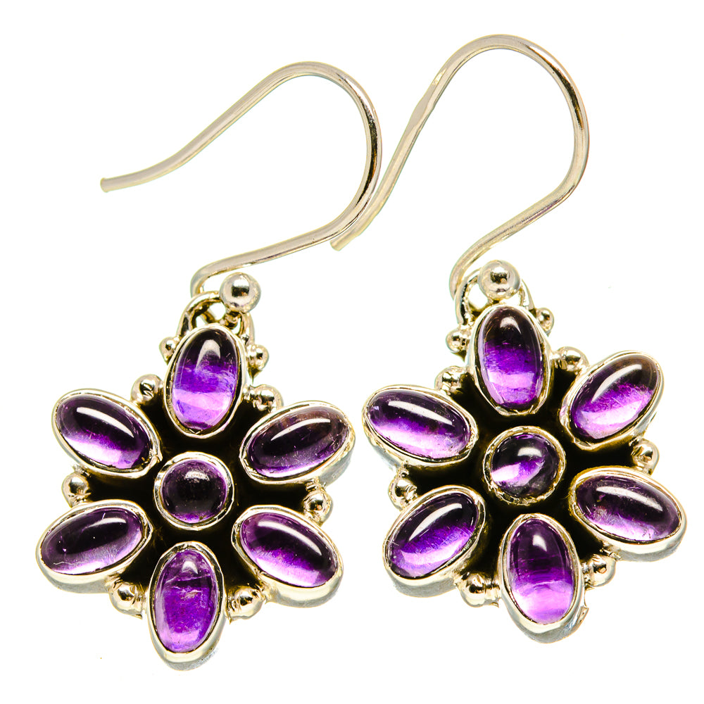 Amethyst Earrings handcrafted by Ana Silver Co - EARR415442