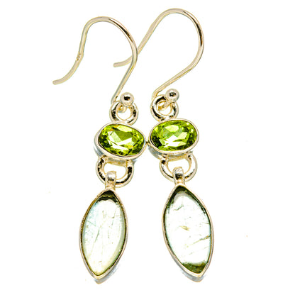 Prehnite Earrings handcrafted by Ana Silver Co - EARR415446