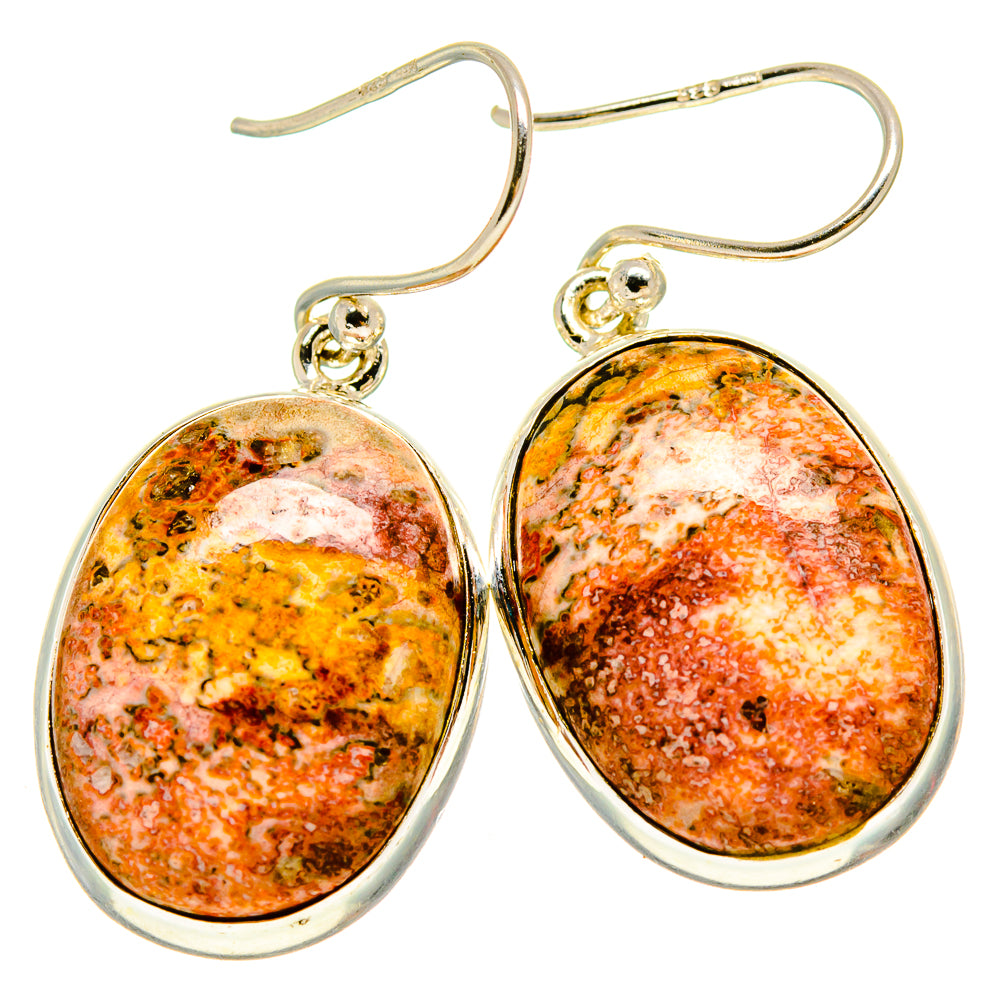 Ocean Jasper Earrings handcrafted by Ana Silver Co - EARR415453