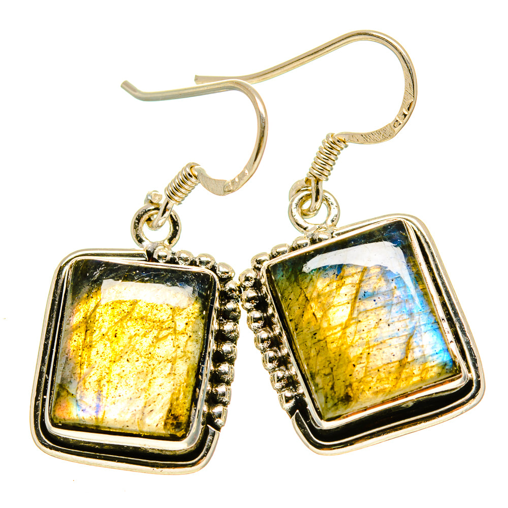Labradorite Earrings handcrafted by Ana Silver Co - EARR415455