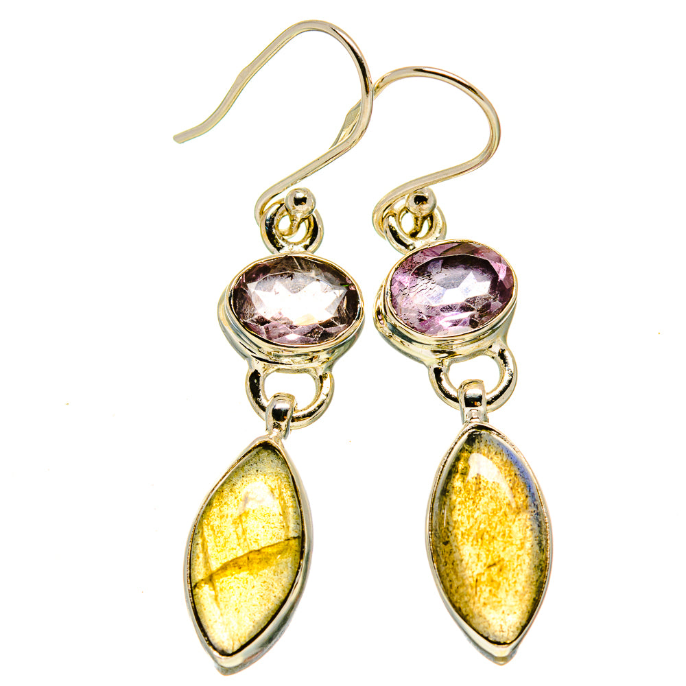Labradorite Earrings handcrafted by Ana Silver Co - EARR415456