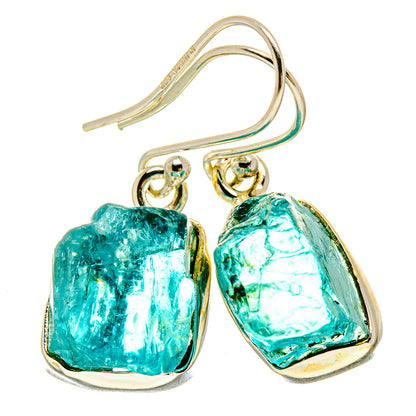 Blue Fluorite Earrings handcrafted by Ana Silver Co - EARR415458