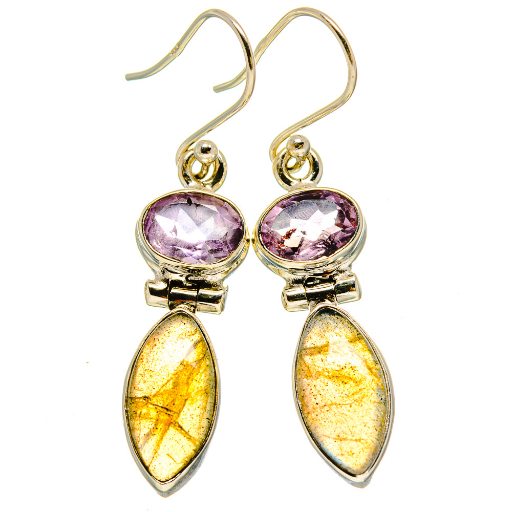 Labradorite Earrings handcrafted by Ana Silver Co - EARR415462