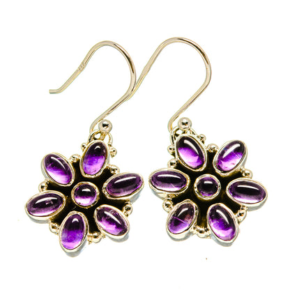 Amethyst Earrings handcrafted by Ana Silver Co - EARR415464
