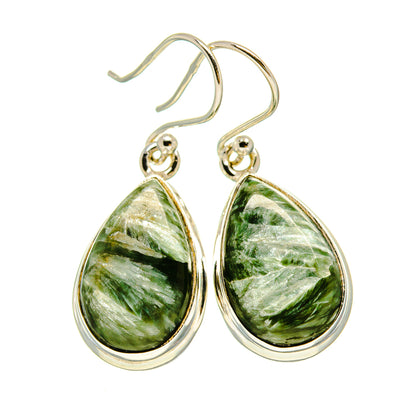 Seraphinite Earrings handcrafted by Ana Silver Co - EARR415465