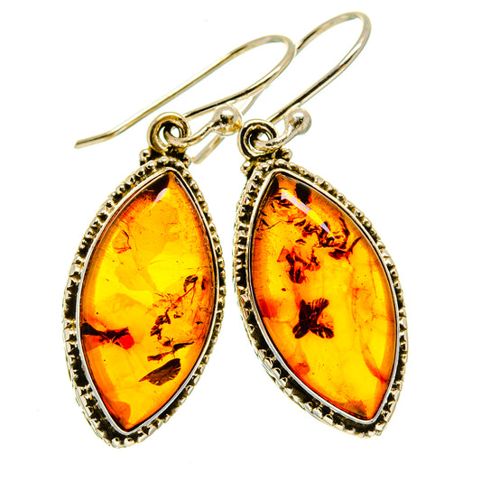 Baltic Amber Earrings handcrafted by Ana Silver Co - EARR415483