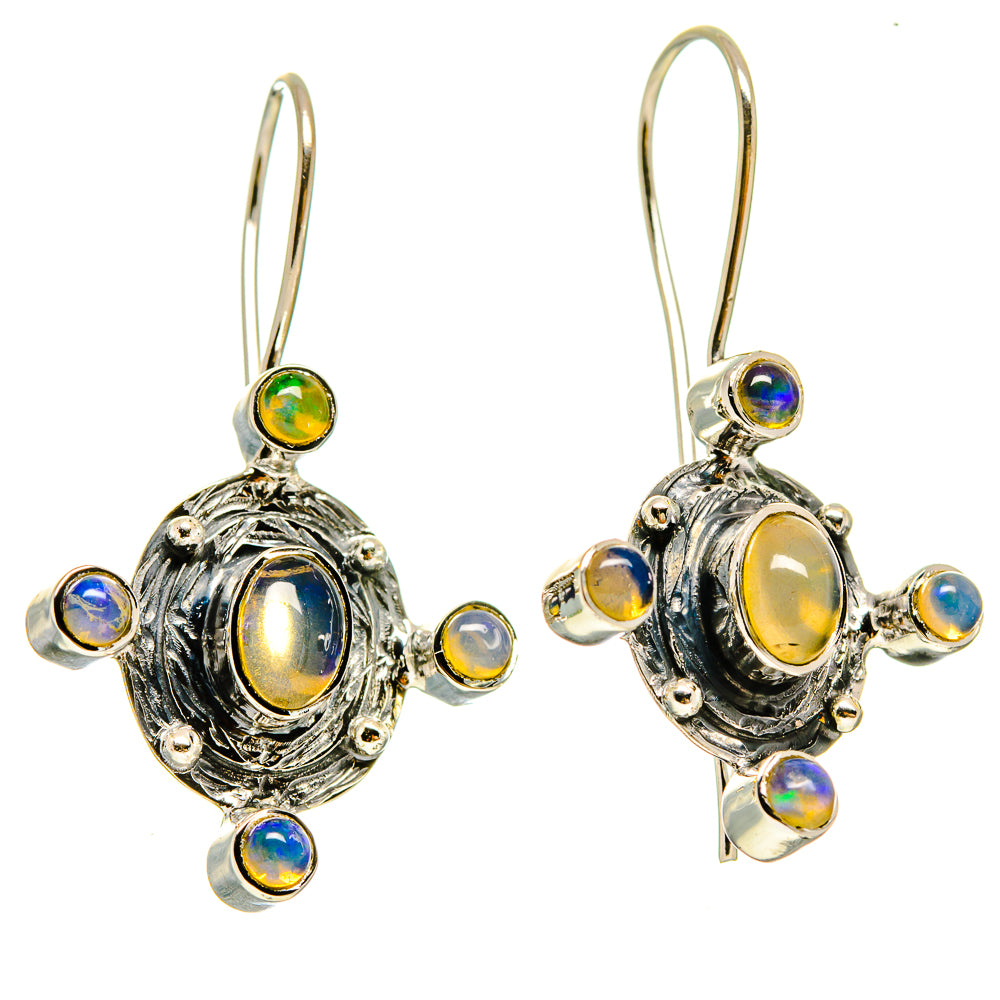 Ethiopian Opal Earrings handcrafted by Ana Silver Co - EARR415493
