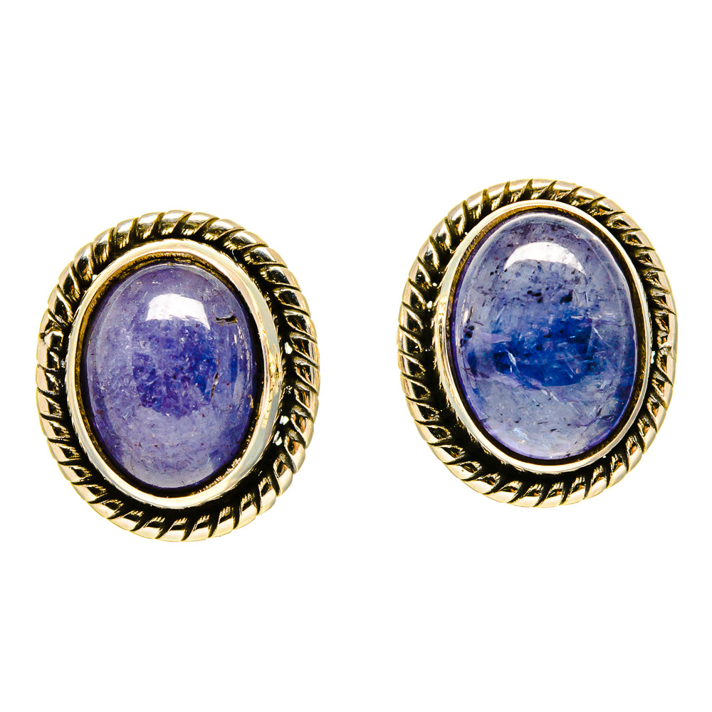 Tanzanite Earrings handcrafted by Ana Silver Co - EARR415495