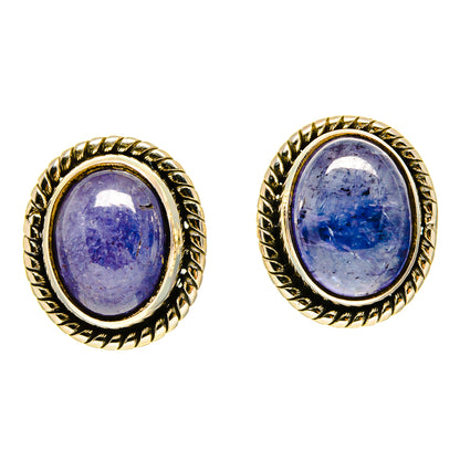 Tanzanite Earrings handcrafted by Ana Silver Co - EARR415495