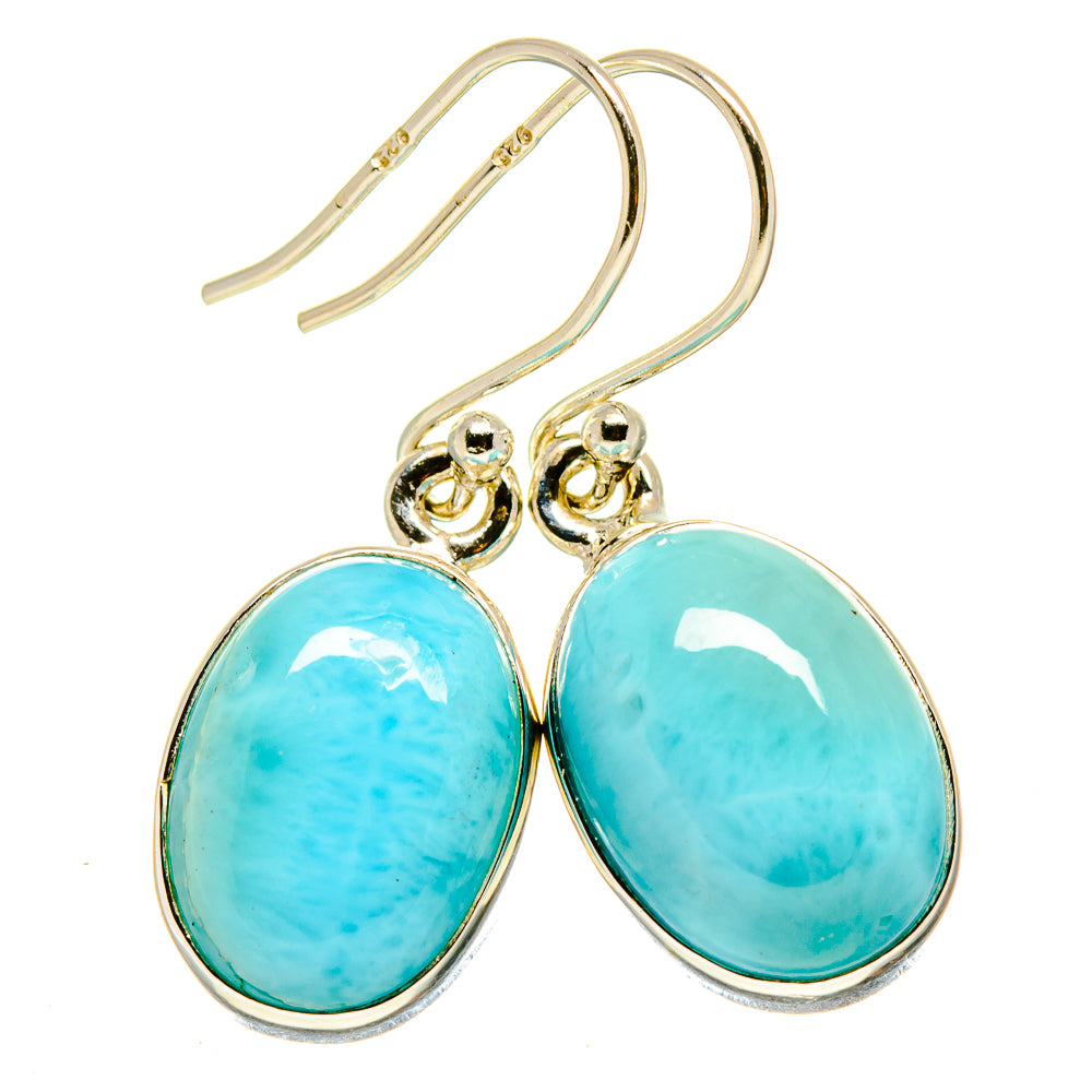 Larimar Earrings handcrafted by Ana Silver Co - EARR415509