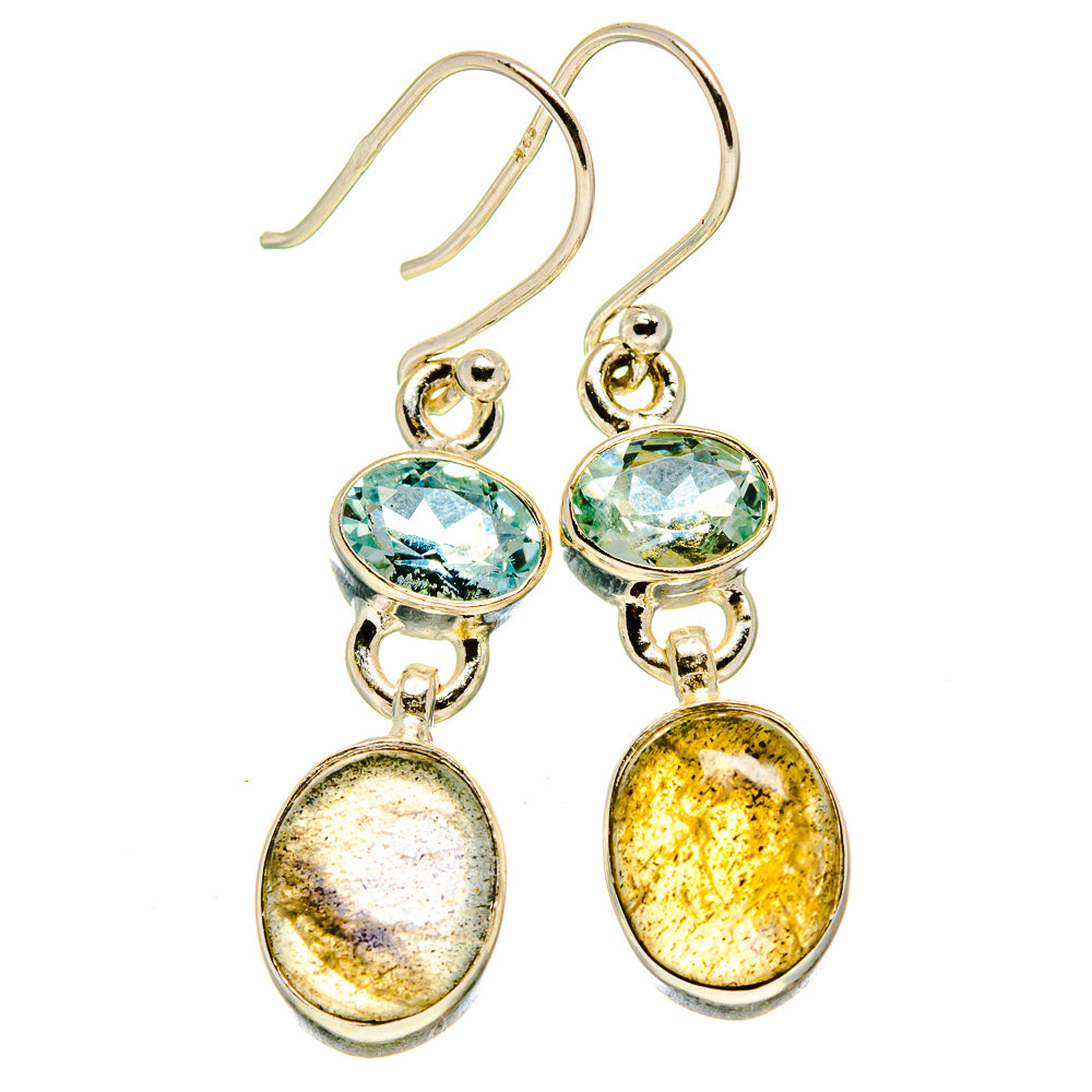 Labradorite Earrings handcrafted by Ana Silver Co - EARR415514