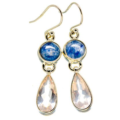 Rose Quartz Earrings handcrafted by Ana Silver Co - EARR415518