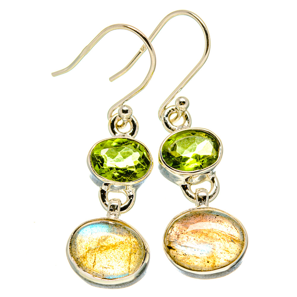 Labradorite Earrings handcrafted by Ana Silver Co - EARR415523