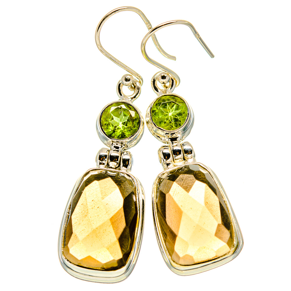 Smoky Quartz Earrings handcrafted by Ana Silver Co - EARR415541