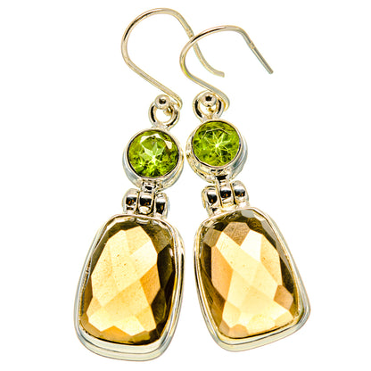 Smoky Quartz Earrings handcrafted by Ana Silver Co - EARR415541