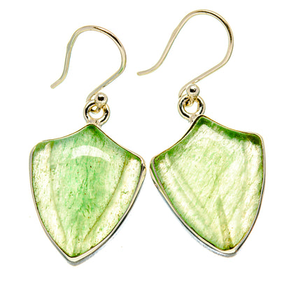 Prehnite Earrings handcrafted by Ana Silver Co - EARR415546