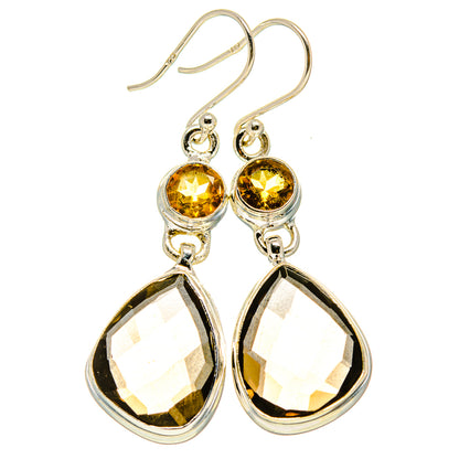 Smoky Quartz Earrings handcrafted by Ana Silver Co - EARR415558
