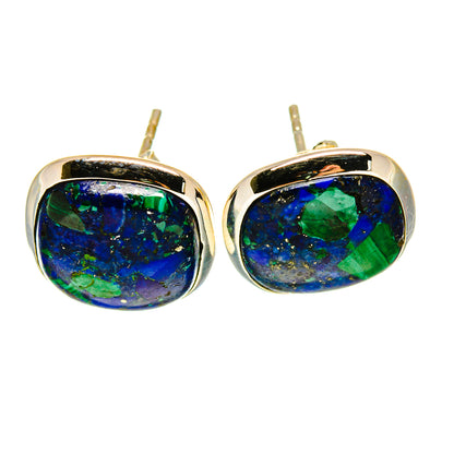 Azurite Earrings handcrafted by Ana Silver Co - EARR415575