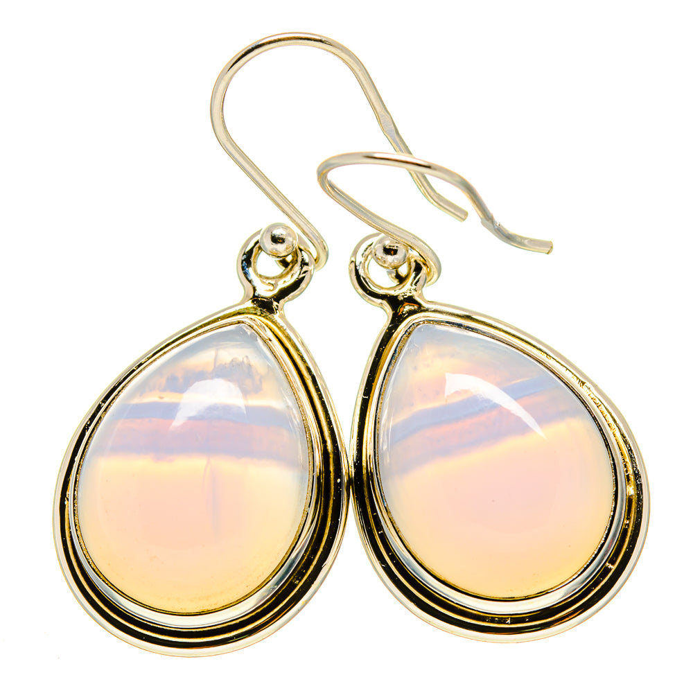 Blue Lace Agate Earrings handcrafted by Ana Silver Co - EARR415579