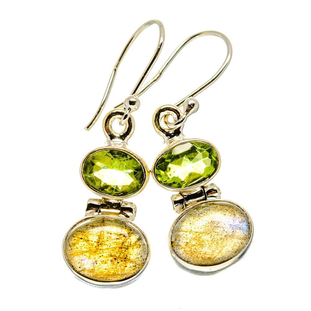 Labradorite Earrings handcrafted by Ana Silver Co - EARR415583
