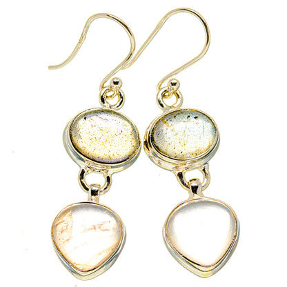 Labradorite Earrings handcrafted by Ana Silver Co - EARR415589