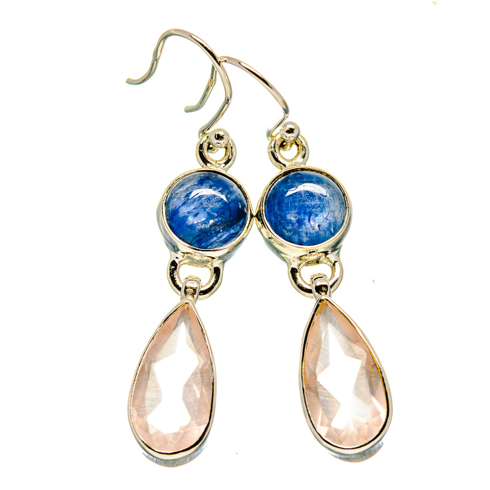 Rose Quartz Earrings handcrafted by Ana Silver Co - EARR415592