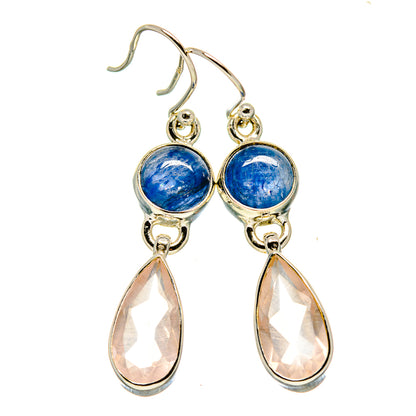 Rose Quartz Earrings handcrafted by Ana Silver Co - EARR415592