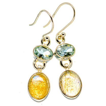 Labradorite Earrings handcrafted by Ana Silver Co - EARR415594