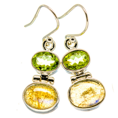 Labradorite Earrings handcrafted by Ana Silver Co - EARR415600