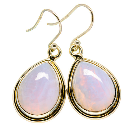 Blue Lace Agate Earrings handcrafted by Ana Silver Co - EARR415603