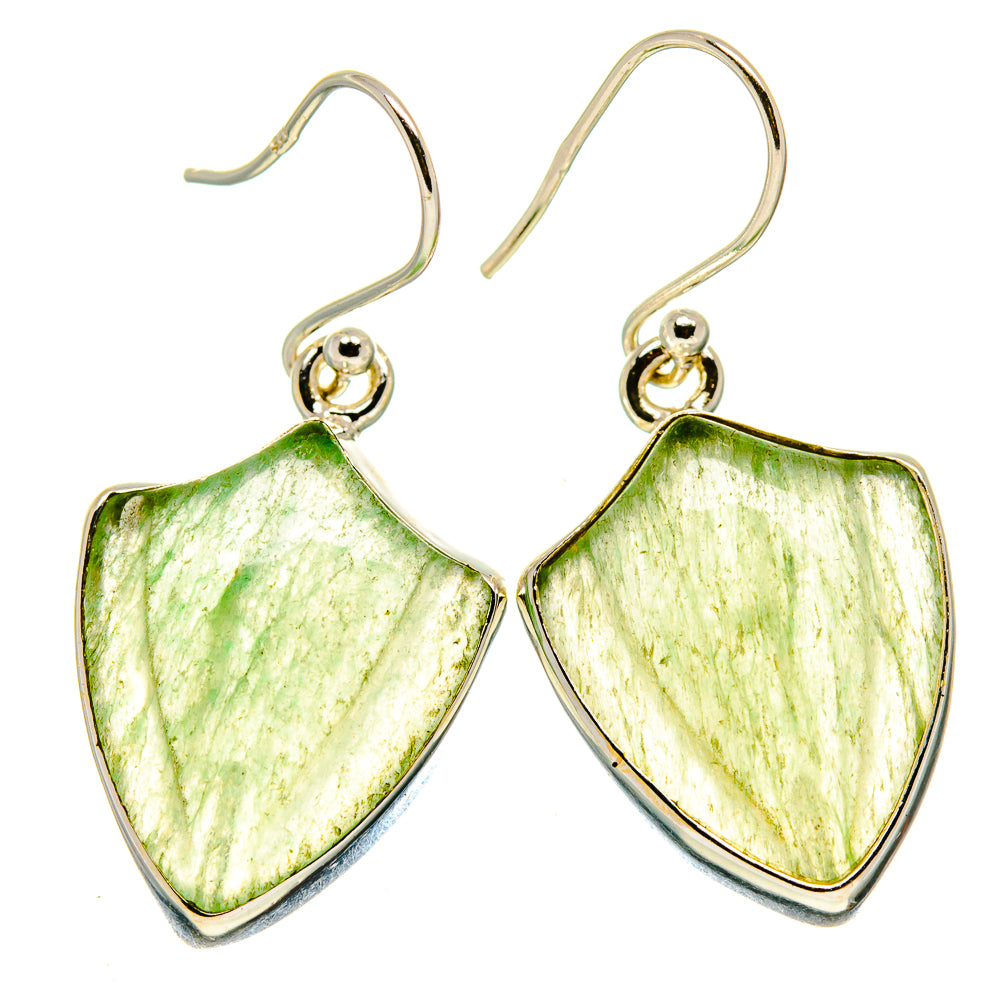 Prehnite Earrings handcrafted by Ana Silver Co - EARR415614