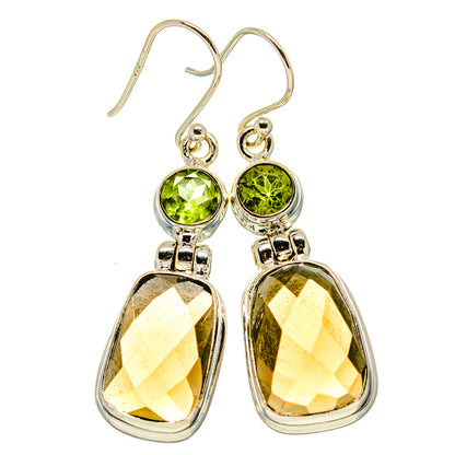Smoky Quartz Earrings handcrafted by Ana Silver Co - EARR415615