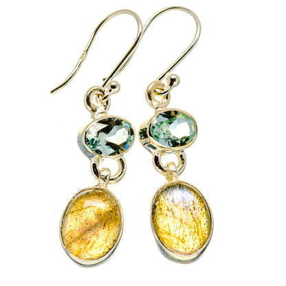 Labradorite Earrings handcrafted by Ana Silver Co - EARR415618