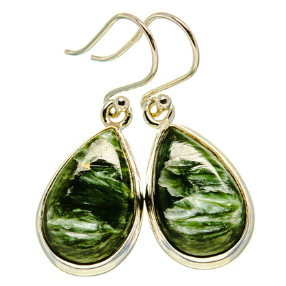 Seraphinite Earrings handcrafted by Ana Silver Co - EARR415621