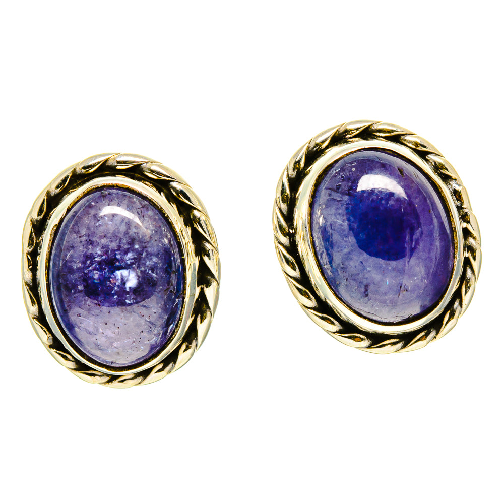 Tanzanite Earrings handcrafted by Ana Silver Co - EARR415637