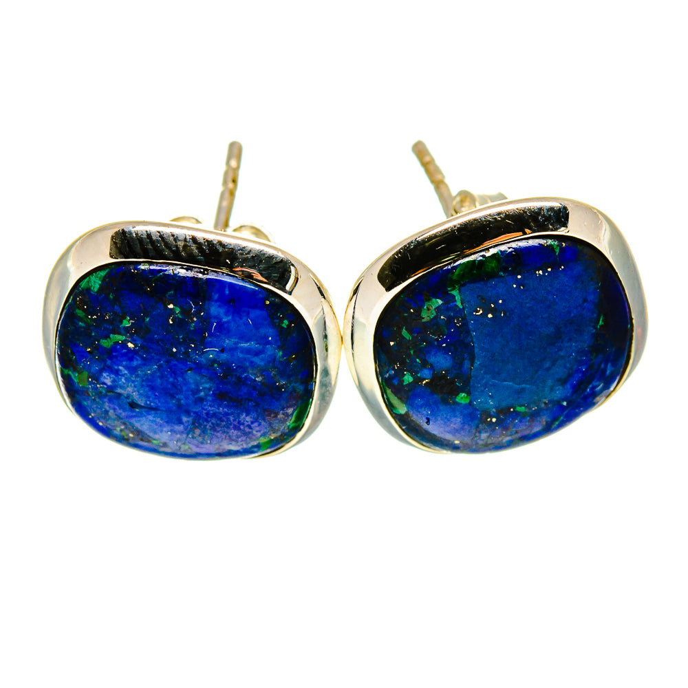 Azurite Earrings handcrafted by Ana Silver Co - EARR415640